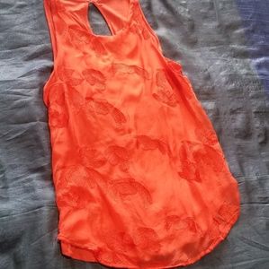 Coral tank top